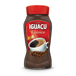 Café Solúvel Granulado Iguaçu Clássico  Vidro 200g