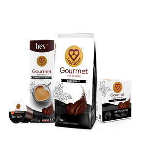 Kit Gourmet Dark Roast 3 Corações