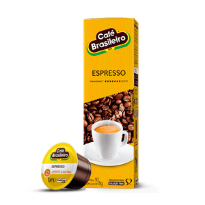 Cápsula de Café Espresso Brasileiro TRES 3 Corações