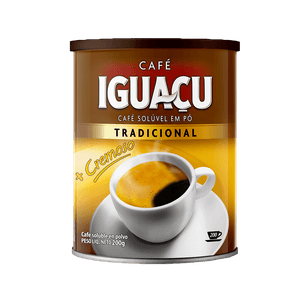 Café Solúvel em Pó Tradicional Iguaçu Lata 200g