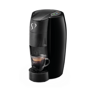 Cafeteira Quase Nova Espresso LOV Preta Automática Logo Cromado - TRES 3 Corações