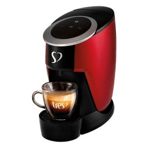 Cafeteira Quase Nova Espresso Touch Vermelha Automática - TRES 3 Corações