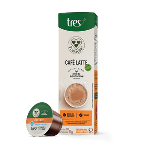 Cápsula de Café Latte Vegetal TRES 3 Corações