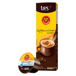 Cápsula de Cappuccino Classic TRES 3 Corações
