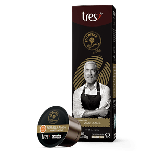 Cápsula de Café Espresso ID Coffee Alex Atala TRES 3 Corações