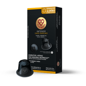 Cápsula de Café Compatíveis Nespresso® Intenso 3 Corações
