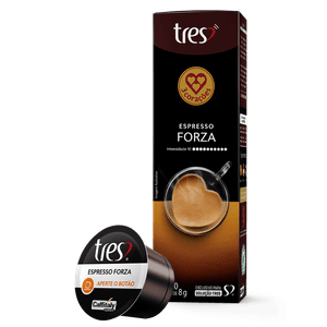 Cápsula de Café Espresso Forza TRES 3 Corações