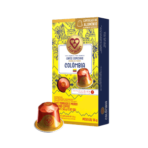 Cápsula de Café Compatíveis Nespresso® Regiões do Mundo Colômbia 3 Corações