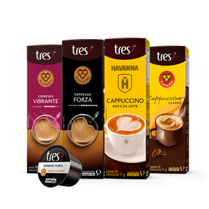 Kit As 10 Cápsulas Mais Vendidas 100 Cápsulas TRES 3 Corações