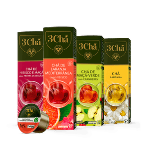 Kit Especial Chás 80 Cápsulas TRES 3Chá