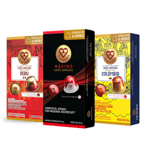 Kit Compatíveis Nespresso Lançamentos 30 Cápsulas