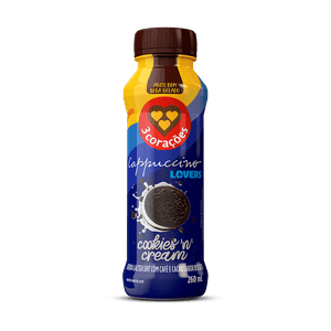 Cappuccino Pronto Cookies'n Cream 3 Corações 260ML