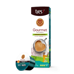 Cápsula de Café Espresso Gourmet Cerrado Mineiro TRES 3 Corações