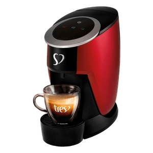 Cafeteira Espresso Touch Vermelha Automática - TRES 3 Corações