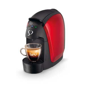 Cafeteira Espresso Luna Vermelha Automática - TRES 3 Corações