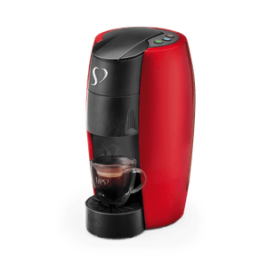 Cafeteira Espresso LOV Vermelha Automática Logo Cromado - TRES 3 Corações