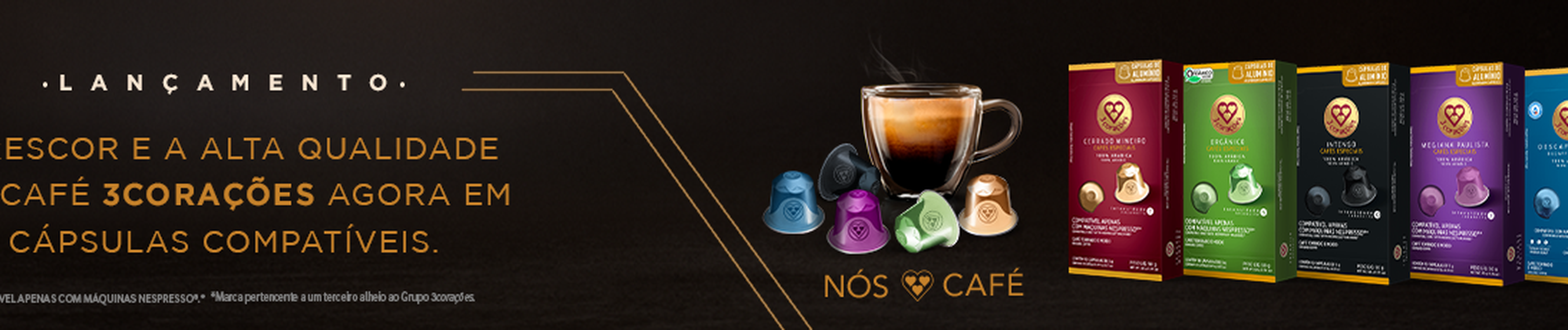 Cápsulas de café compatíveis com Nespresso | Mercafé | Cafés, Cápsulas ...