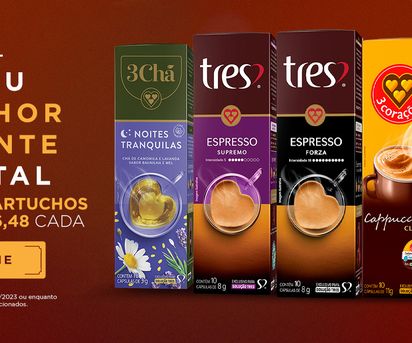 Kit 60 Cápsulas Três Corações Espressos Ganhe Lata Personalizada e  Exclusiva Café Fácil